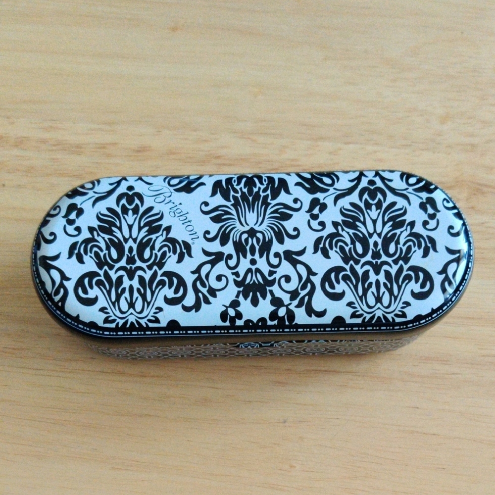 Brighton Hard Shell Monochrome Ornate Glasses Case